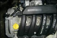 ДВИГАТЕЛЬ BENZYNOWY RENAULT MEGANE LAGUNA 1.6 16V 