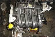 ДВИГАТЕЛЬ D4F 722 RENAULT KANGOO CLIO 2 1, 16V ГАРАНТИЯ! 