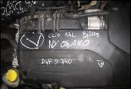 ДВИГАТЕЛЬ D4F740 D4F 740 RENAULT CLIO III MODUS 